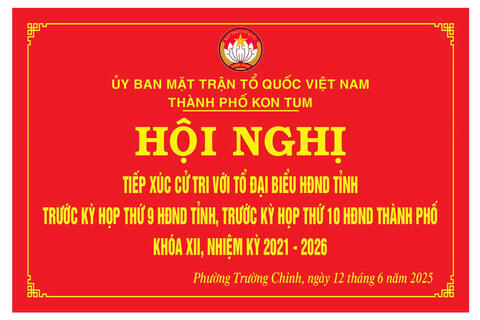 HỘI NGHỊ TIẾP XÚC CỬ TRI VỚI TỔ ĐẠI BIỂU HĐND TỈNH TRƯỚC KỲ HỌP THỨ 9 VÀ TỔ ĐẠI BIỂU HĐND THÀNH PHỐ TRƯỚC KỲ HỌP THỨ 10 NHIỆM KỲ 2021 - 2026
