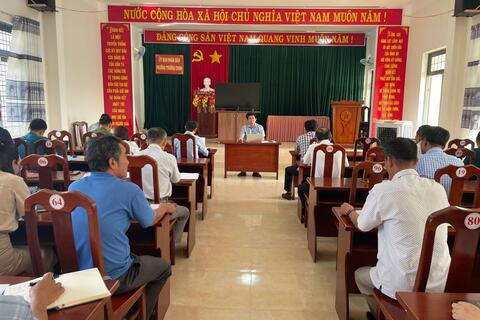 Giao ban của Ủy ban nhân dân phường tháng 02, triển khai công việc tháng 03