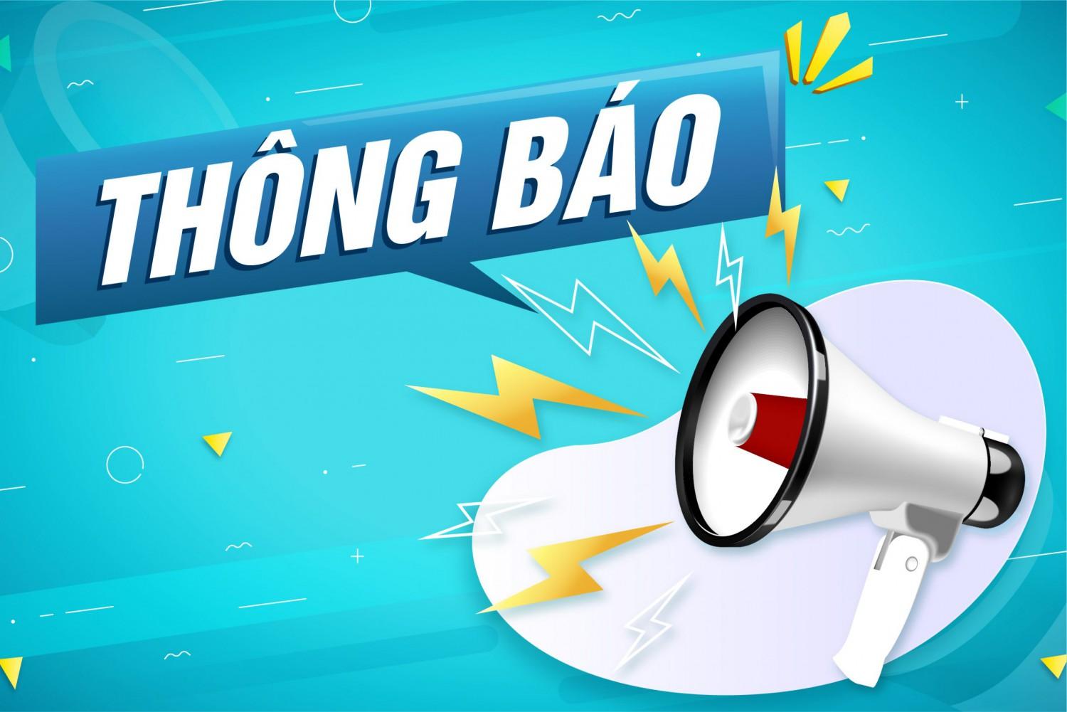 Thông báo thí điểm tiếp nhận hồ sơ thủ tục hành chính bằng hình thức trực tuyến