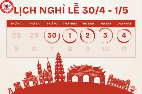 Chốt lịch nghỉ lễ 30 4 và 1 5 năm 2025, công chức viên chức làm việc trong cơ quan nhà nước được nghỉ mấy ngày?